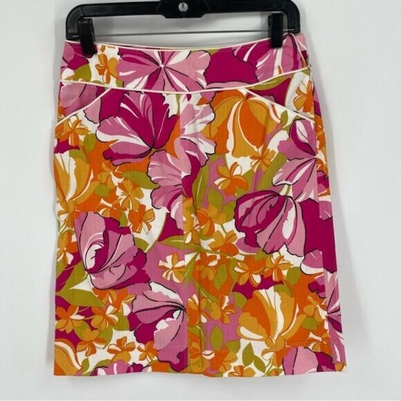 Grace Dane Lewis Petites Women’s Mini Floral Pencil Skirt size 6P - Picture 1 of 3